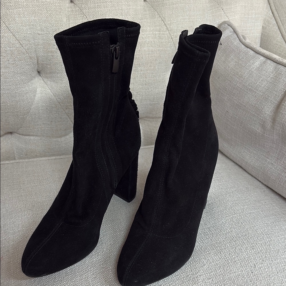Vero Cuoio Black Heeled Boots